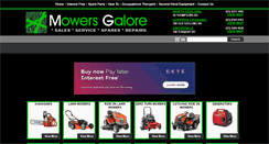 Desktop Screenshot of mowersgalore.com.au